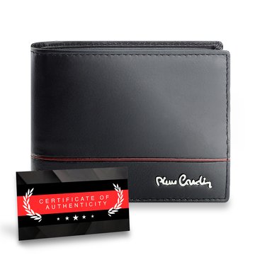 Pierre Cardin Pánská kožená peněženka s ochranou RFID a certifikátem