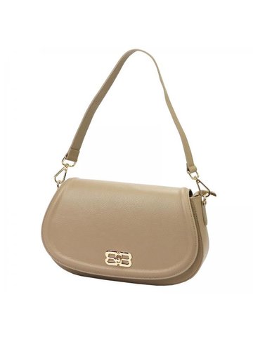 Dámska kožená kabelka Luka 24-062 DOLLARO dark beige