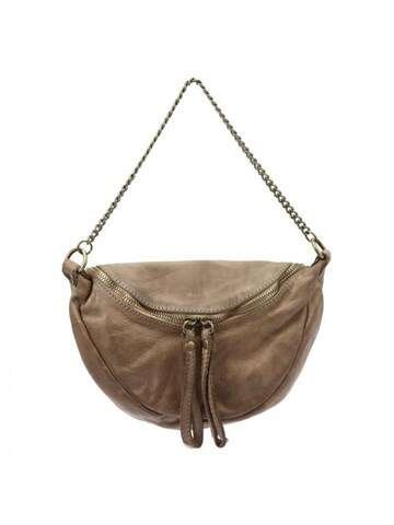 VS 018 Taupe Kožená kabelka Medium Letterbox Natural s odnímateľným popruhom