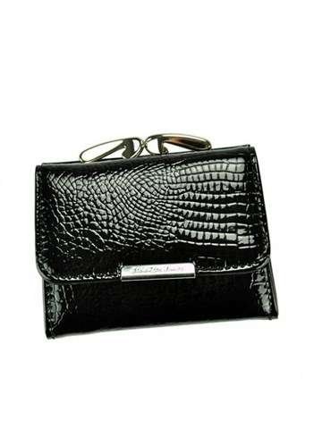 Dámská kožená peněženka Jennifer Jones 5287-2 Black Horizontal Small