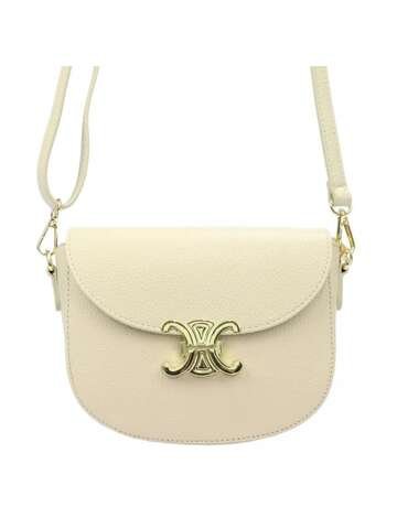 Dámska kožená kabelka Luka 20-065 DOLLARO beige