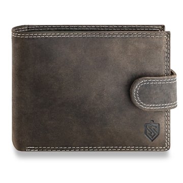 Pánska kožená peňaženka STEVENS Ochrana RFID Nubuk