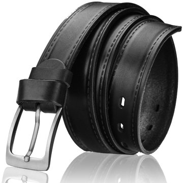 Pánsky kožený opasok STEVENS Faced Leather Super Quality
