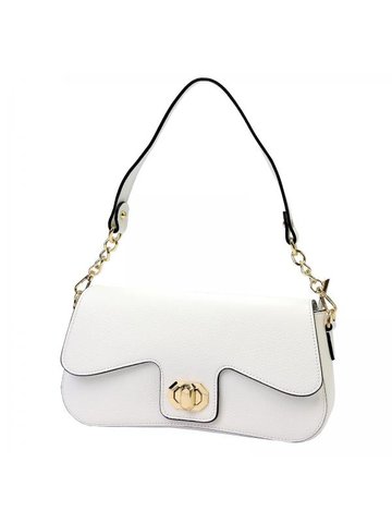 Dámská kožená kabelka White Luka 24-063 Dollar Small Shoulder Crossbody