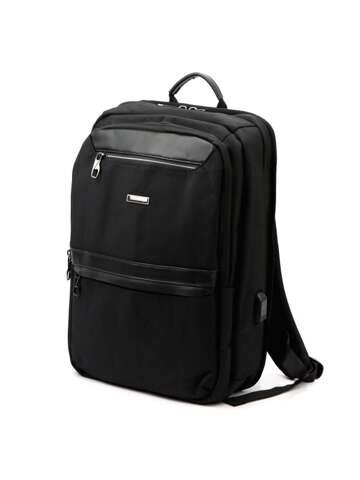 Černý unisex batoh B.Cavalli BC1326 městský náramek velký A4