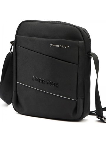 Pierre Cardin 1711 ALAN09 černá pánská sportovní ležérní taška přes rameno