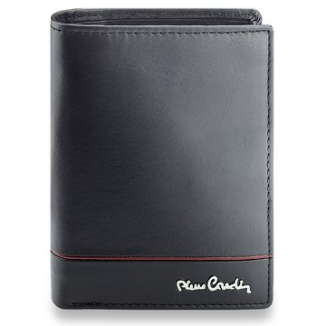 Pierre Cardin Černá kožená vertikální pánská peněženka RFID YS605 326