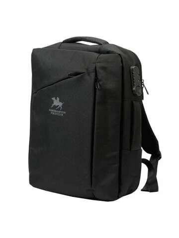 Černý velký pánský batoh Northampton Polo Club PC3096# se šlemi