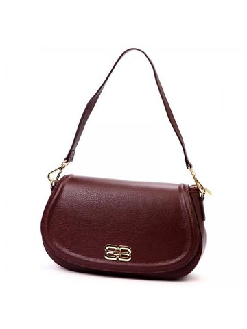 Dámska kožená kabelka Luka 24-062 DOLLARO bordová