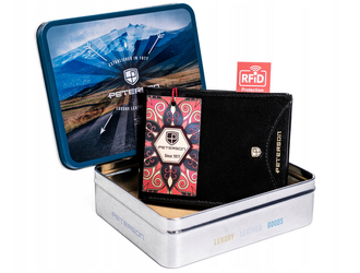 Klasická pánská peněženka z pravé kůže - Peterson