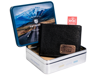 Značková pánská peněženka z pravé kůže - Peterson