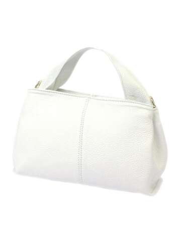 Dámska kožená kabelka Luka 24-061 DOLLARO White Crossbody Purse