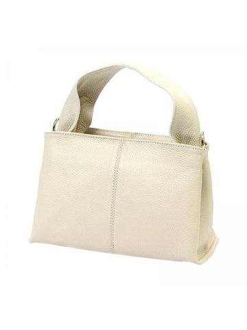 Dámská kožená kabelka Luka 24-061 DOLLARO beige