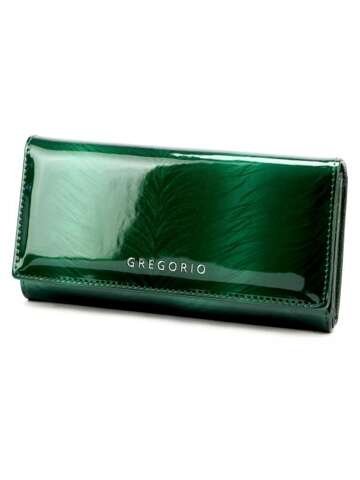 Dámská kožená peněženka Gregorio FF-102 zelená RFID velká horizontální