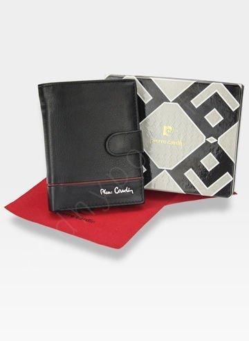 Pánská peněženka Pierre Cardin Leather Zipped Vertical Black Tilak15 331A Sahara RFID